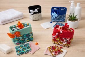 Panière avec ses lingettes