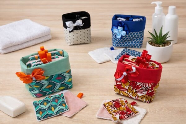 Panière avec ses lingettes