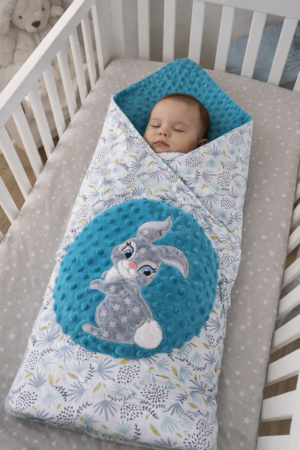 Gigoteuse d’emmaillotage lapin