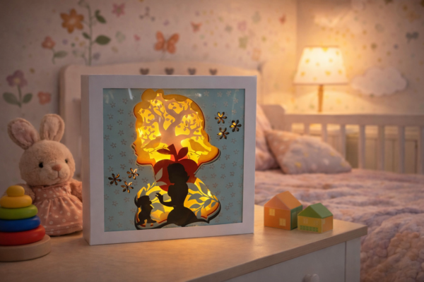 Light Box lumineuse – Boîte à ombres décorative