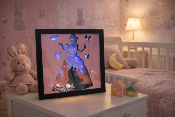 Light Box lumineuse – Boîte à ombres décorative