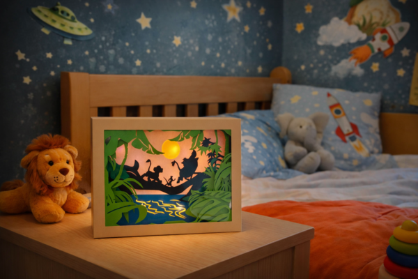 Light Box lumineuse – Boîte à ombres décorative