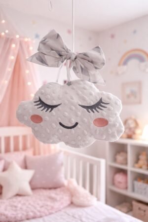 Suspension Nuage avec nœud