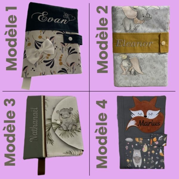 Protège carnet de santé personnalisable