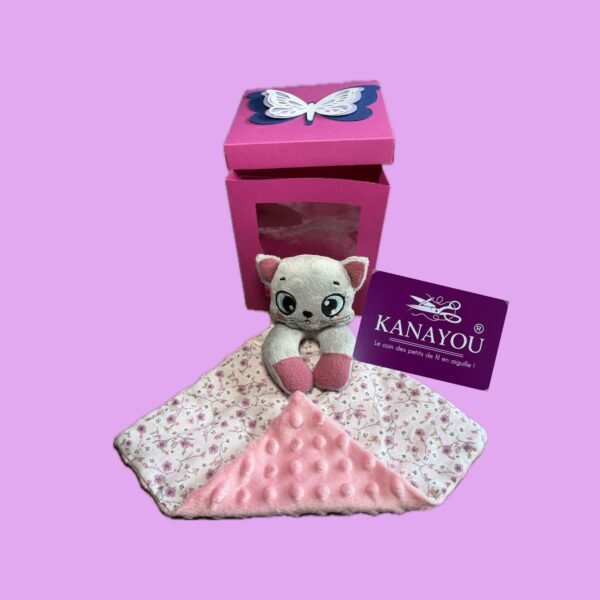 Doudou avec carré douceur – Chien ou Chat