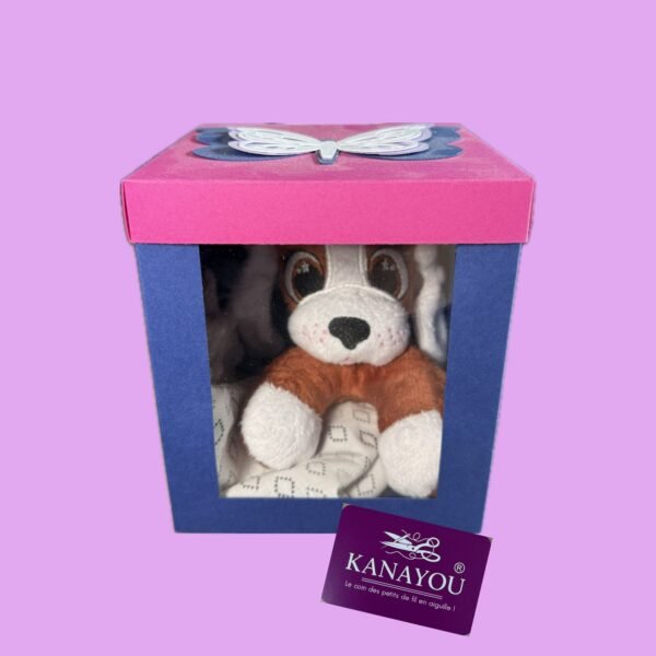 Doudou avec carré douceur – Chien ou Chat