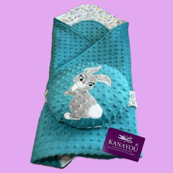 Gigoteuse lapin 1 Gigoteuse d’emmaillotage lapin