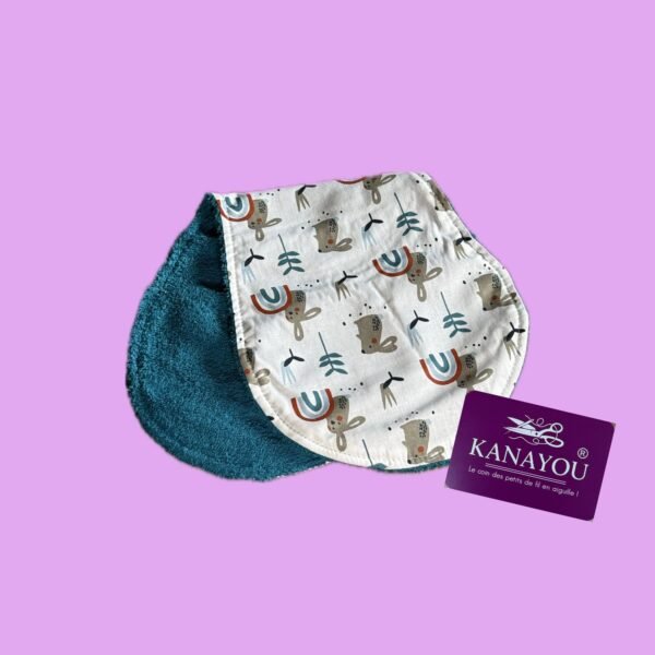 Lot anti bavouille bleu 3 (1) Lot de 3 bavoirs d’épaule anti-régurgitation