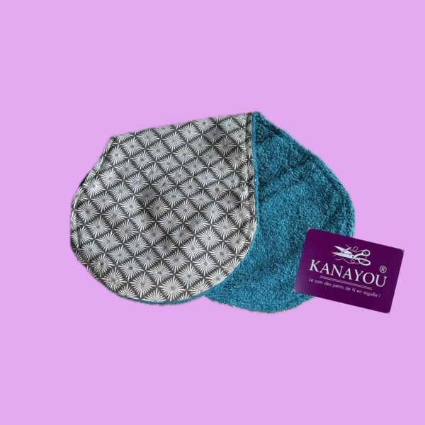 Lot anti bavouille bleu 4 (1) Lot de 3 bavoirs d’épaule anti-régurgitation