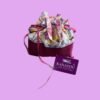 Sac à dos maternelle fille fuchsia à fleurs avec sac goûter assorti – Sangles réglables