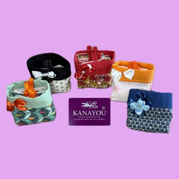 Panière avec ses lingettes