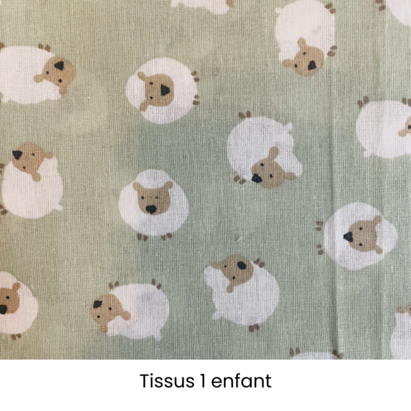 Tissus 1 enfant carnet (2) Carnet de santé personnalisable