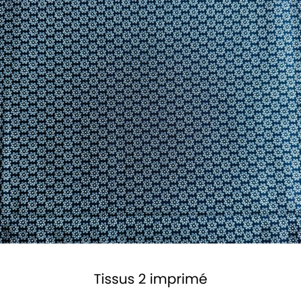 Tissus 2 imprimé carnet (1) Carnet de santé personnalisable