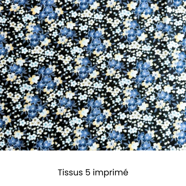 Tissus 5 imprimé carnet (1) Carnet de santé personnalisable