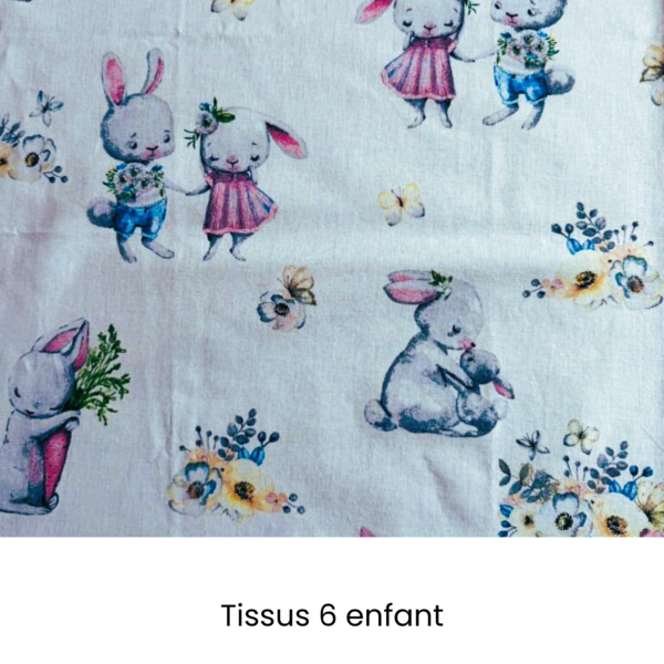 Tissus 6 enfant carnet (1) Carnet de santé personnalisable