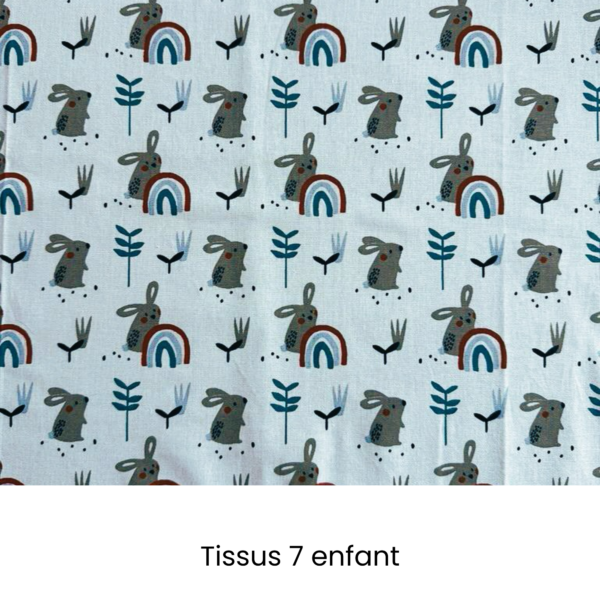 Tissus 7 enfant carnet (1) Carnet de santé personnalisable