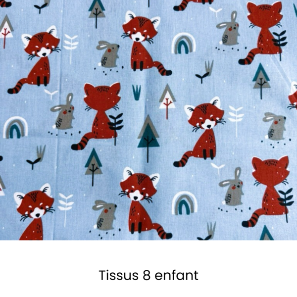 Tissus 8 enfant carnet (1) Carnet de santé personnalisable