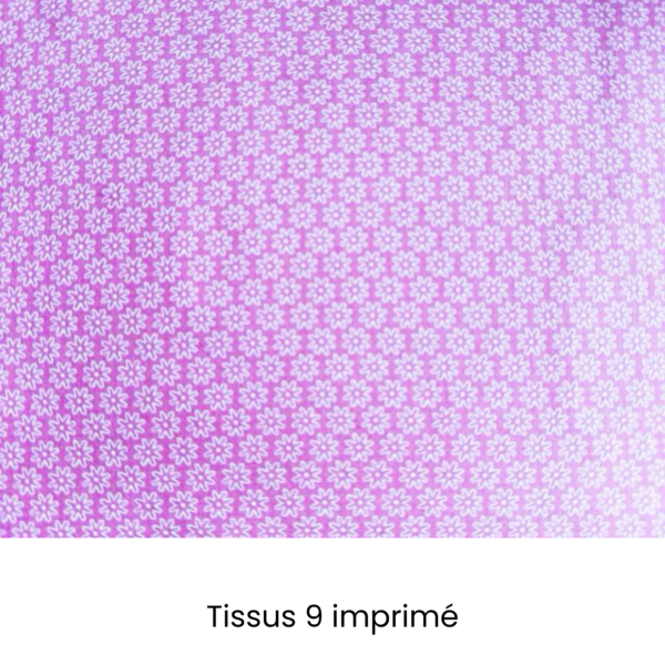 Tissus 9 imprimé carnet (1) Carnet de santé personnalisable