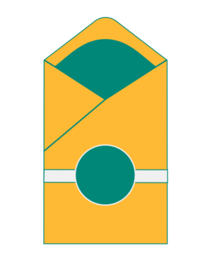 Gigoteuse d'emmaillotage personnalisable