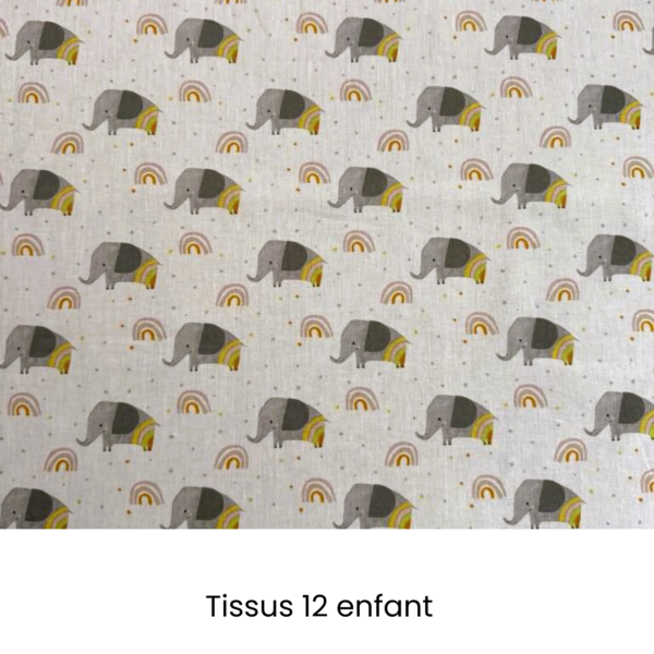 Tissus 12 enfant gigo Gigoteuse personnalisable