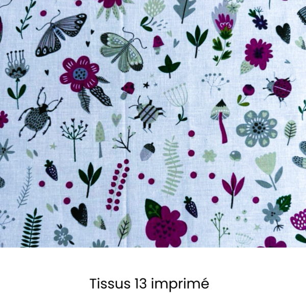 Tissus 13 imprimé gigo Gigoteuse personnalisable
