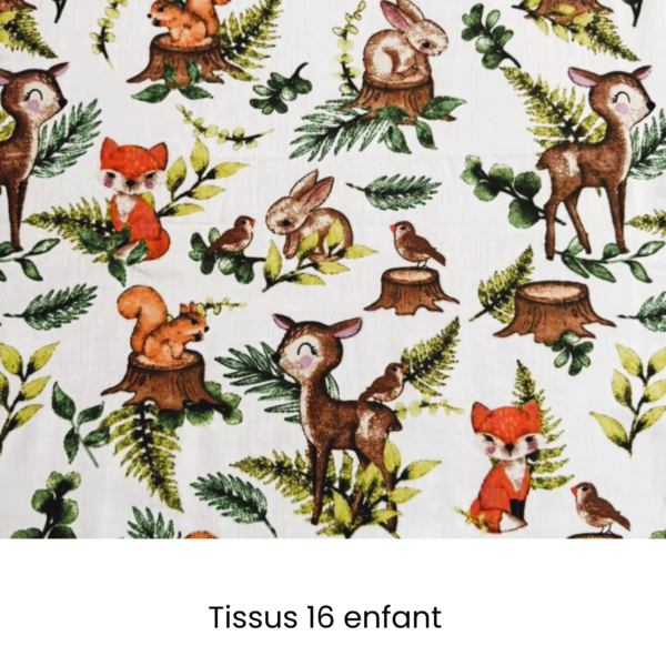 Tissus 16 enfant gigo Gigoteuse personnalisable