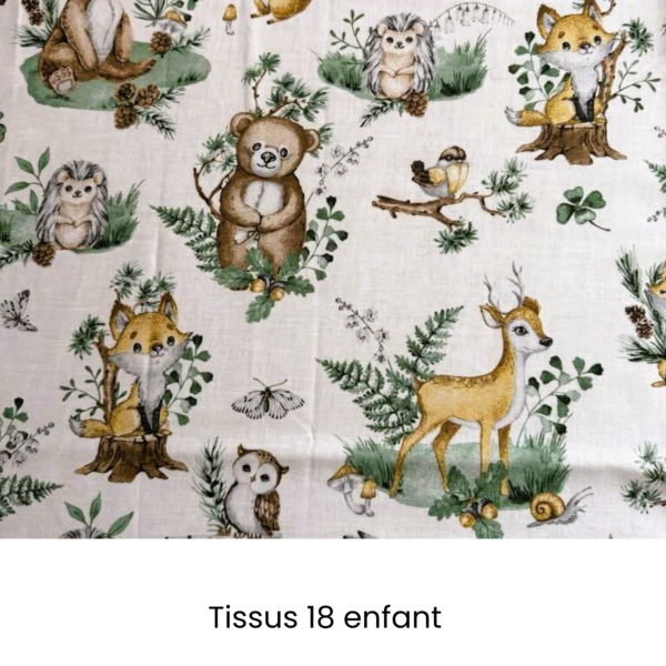 Tissus 18 enfant gigo Gigoteuse personnalisable