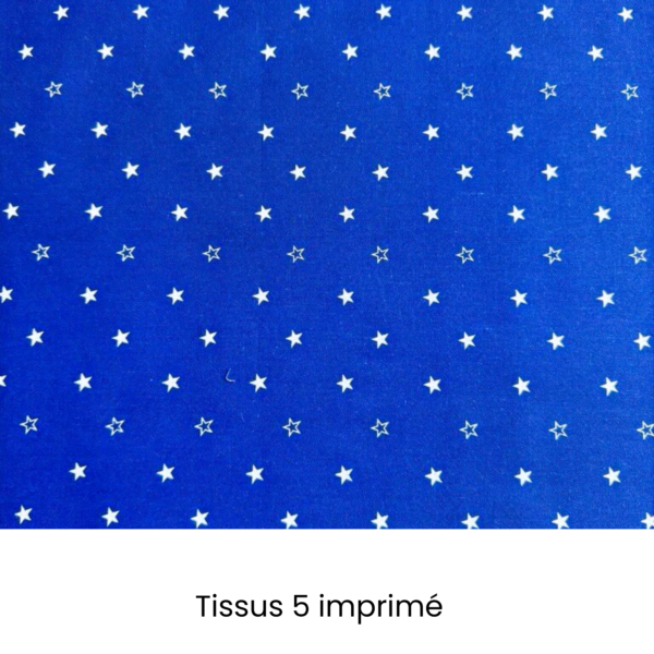 Tissus 5 imprimé gigo Gigoteuse personnalisable