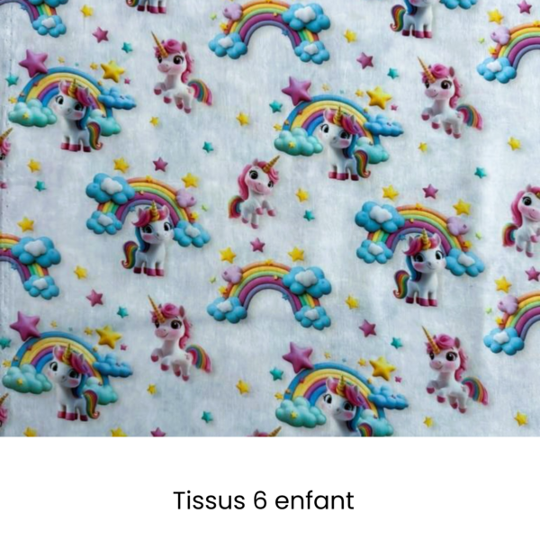 Tissus 6 enfant gigo Gigoteuse personnalisable