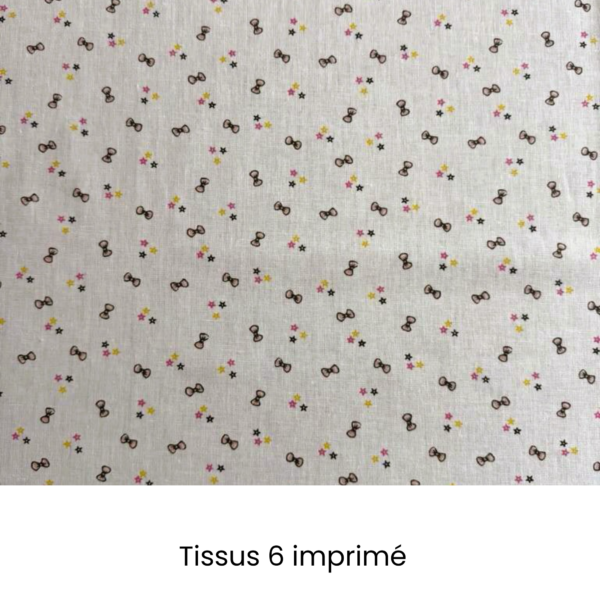 Tissus 6 imprimé gigo Gigoteuse personnalisable