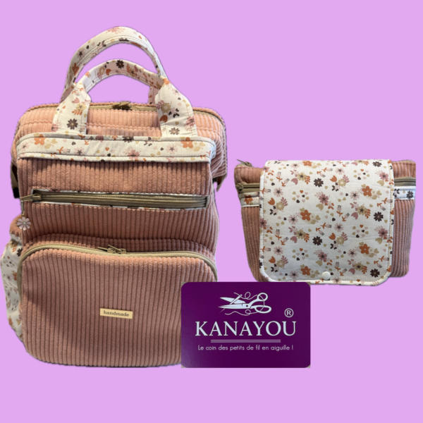 Ensemble Sac à langer & Trousse assortie